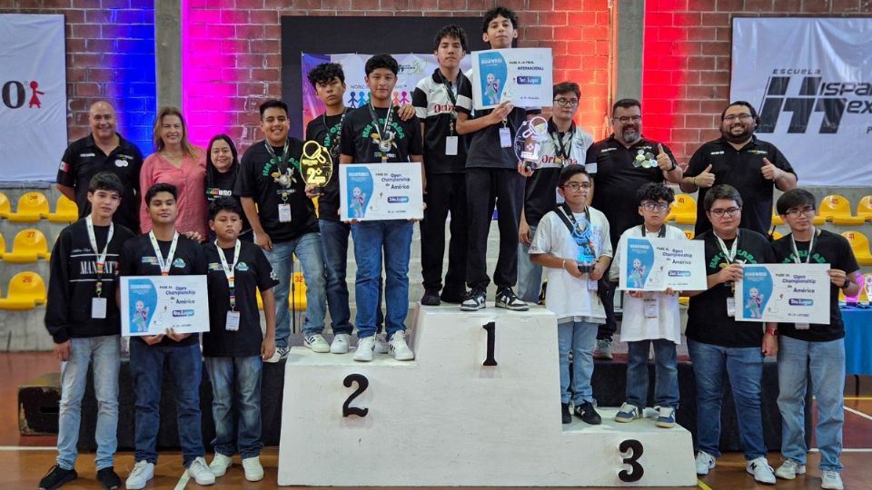 Talento orizabeño pone en alto a Veracruz rumbo a la Olimpiada Mundial de Robótica