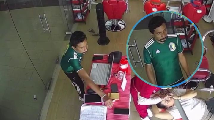 Así fue como un ladrón robó un celular en un salón de belleza en Gran Patio Pachuca