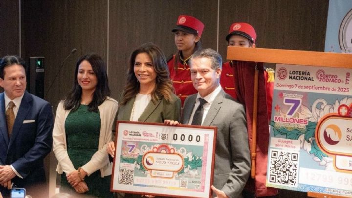 Billete de Lotería Nacional se suma a la difusión de la Semana Nacional de Salud Pública 2025