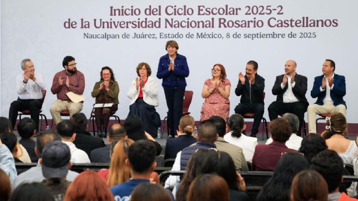 Inauguran gobernadora Delfina Gómez y alcalde Isaac Montoya UNRC de Naucalpan y ciclo escolar