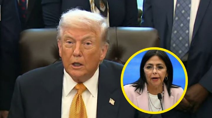 Trump confirma llamada con Delcy Rodríguez; la califica como una “persona estupenda”