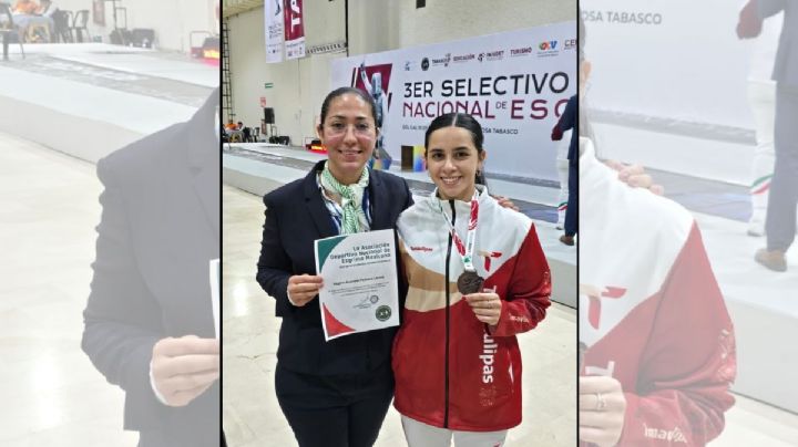 Destacan estudiantes de la UAT en Nacional de Esgrima