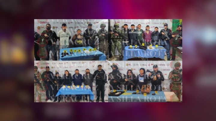 Estas son las 21 personas detenidas en cateos simultáneos de Xalapa y 7 municipios más