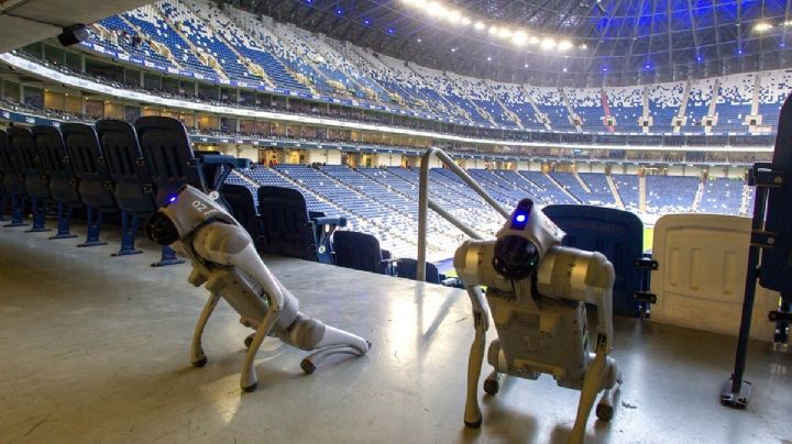 Así funcionarán los perros robot en el Estadio Monterrey durante el Mundial