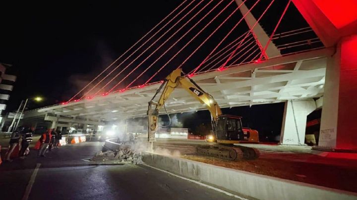 Cerrarán la glorieta del Puente Atirantado de Pachuca en este horario