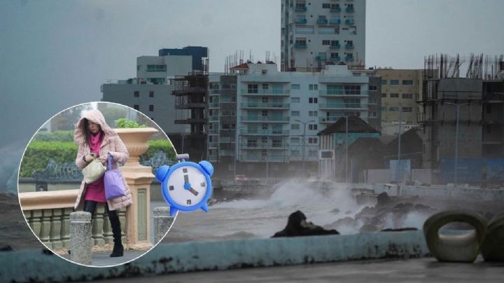 Surada previo a Norte de 75 km/h en Veracruz: a esta hora ingresaría el frente frío el 15 de febrero