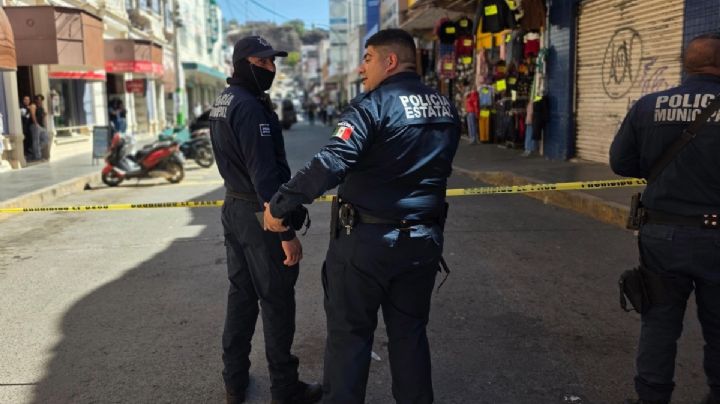 Balean a una persona en el centro de Tulancingo durante atraco a una joyería