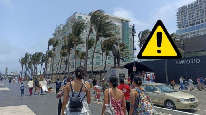 Entra norte en Veracruz: así van las rachas más fuertes del viento hoy 15 de febrero