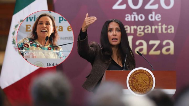 Salma Hayek reconoce a Rocío Nahle por apoyo en proyecto de cine en Veracruz