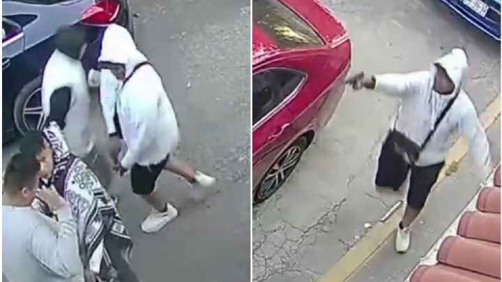 VIDEO: Robo de vehículo termina en balacera en Tultitlán, Edomex