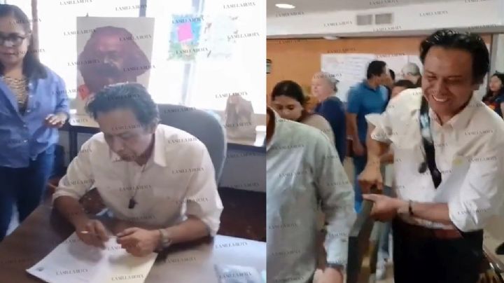 Tras cuatro días atrincherado, Marx Arriaga deja la SEP; afirma que se va a Ciudad Juárez