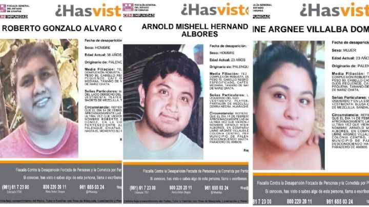 Hallan cuerpos calcinados en límites de Palenque; coinciden con desaparecidos el 14 de febrero