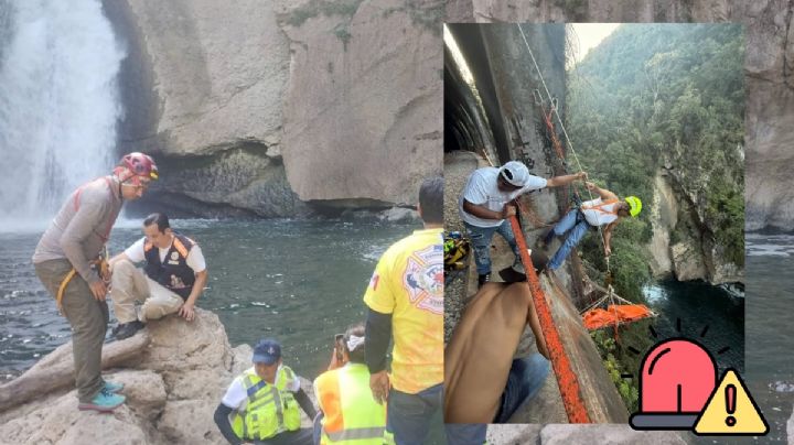 Uriel Gómez de Orizaba muere ahogado en la cascada del río Atoyac