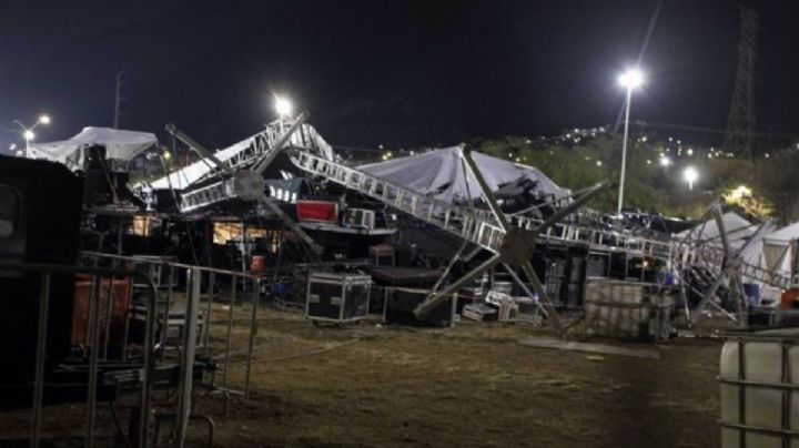 Señalan fallas de PC estatal y municipal en caída de templete de Máynez en 2024