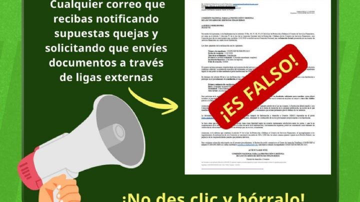 Estos son los correos que no debes abrir; Condusef alerta que son fraude