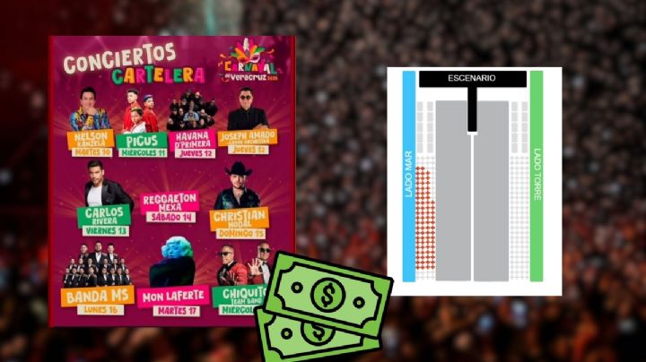 Carnaval de Veracruz 2026: Así puedes comprar boletos VIP para los 7 conciertos masivos