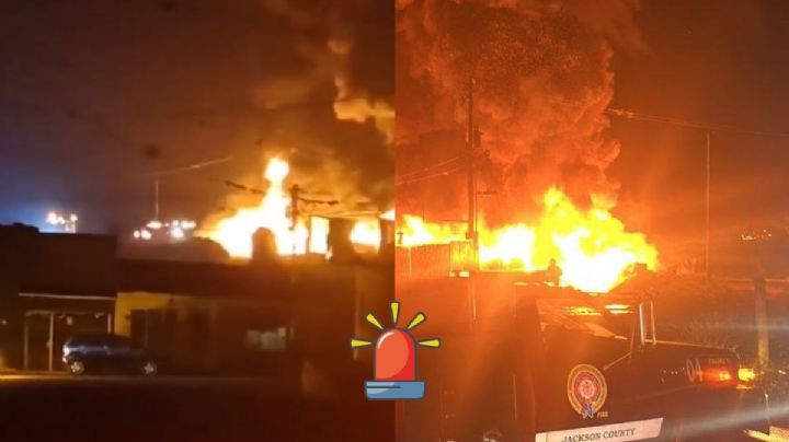 Fuerte incendio en vulcanizadora en Amatlán de los Reyes, Veracruz