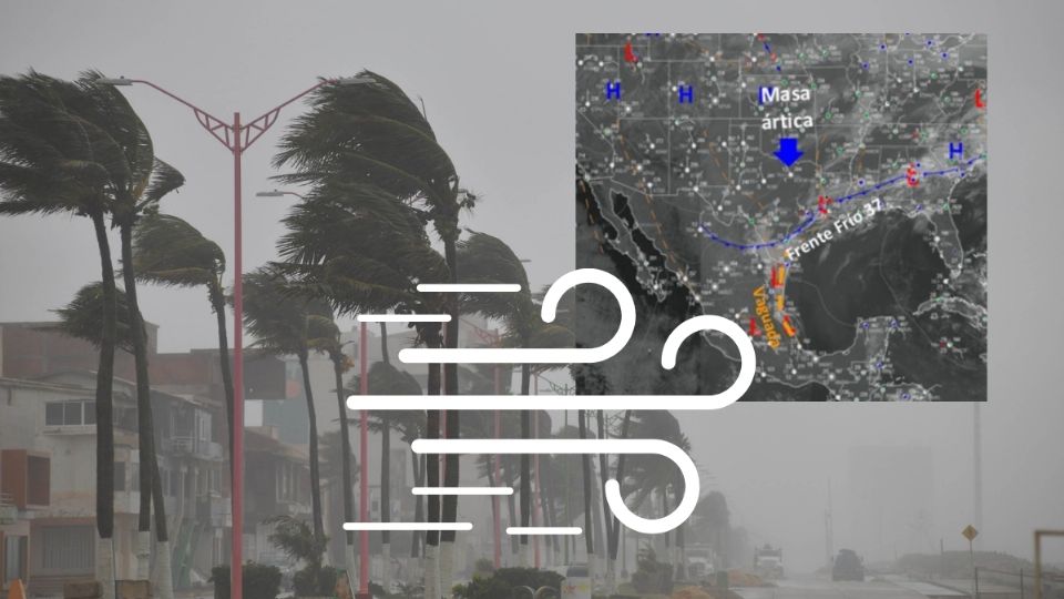 Frente Frío 37: estos municipios de Veracruz tendrán Norte de hasta 100 km/h este domingo 22 de febrero