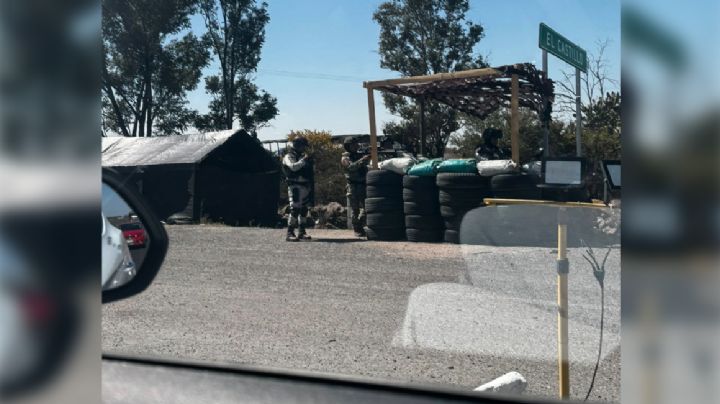 Retén en la León-Lagos por quema de negocios tras la muerte del Mencho