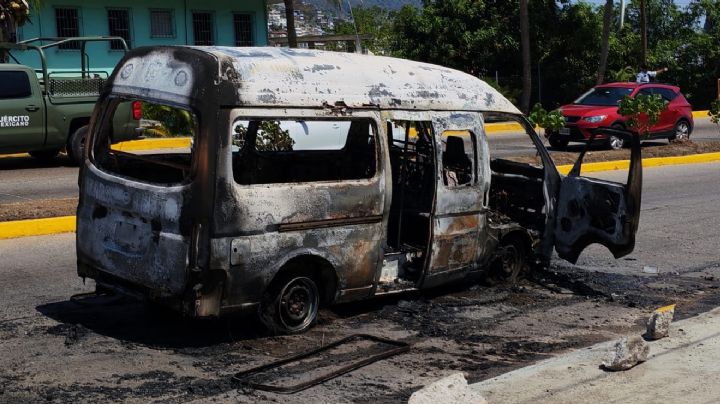Queman transporte y atacan comandancia en Acapulco tras abatimiento de “El Mencho”