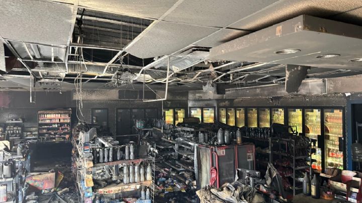 En este Oxxo comenzó la quema de negocios en León por la captura del "Mencho"