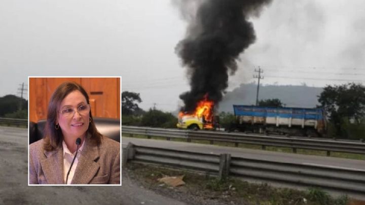 Hay 4 detenidos por bloqueos en carreteras de Veracruz tras muerte de El Mencho, confirma Nahle