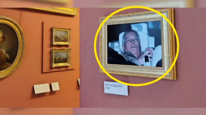 Activistas cuelgan en el Louvre imagen de expríncipe Andrés, tras su arresto