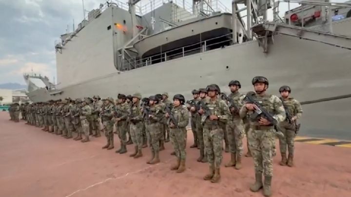 Refuerzan seguridad en Puerto Vallarta con llegada de buque de la Marina