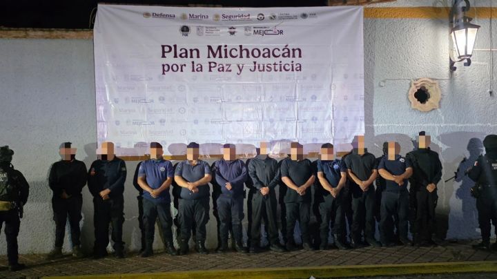 Detenidos 11 policías municipales de Ecuandureo relacionados con presuntas actividades delictivas