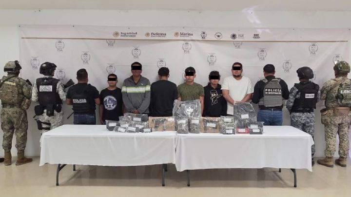 Detienen a 7 hombres por quema de vehículos en Playa del Carmen y Zihuatanejo