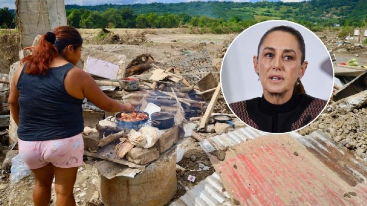 Sheinbaum manda enseres a daminificados en Veracruz a casi 5 meses de las inundaciones