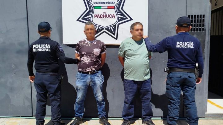Aseguran arma artesanal y se llevan dos detenidos en bulevar Minero de Pachuca