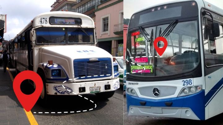 Estas son 70 rutas de camión de Xalapa que conectan el interior de la ciudad