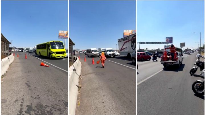 Reportan intenso tráfico en la México-Pachuca este viernes; aquí la altura y la razón | VIDEO