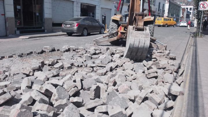 Estas son las calles cerradas por obras en el centro de Pachuca