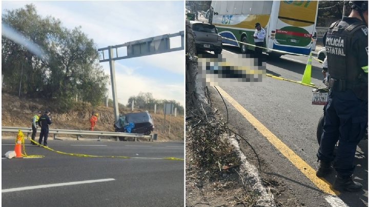Viernes trágico en la autopista México-Pachuca: dos hombres muertos en accidentes