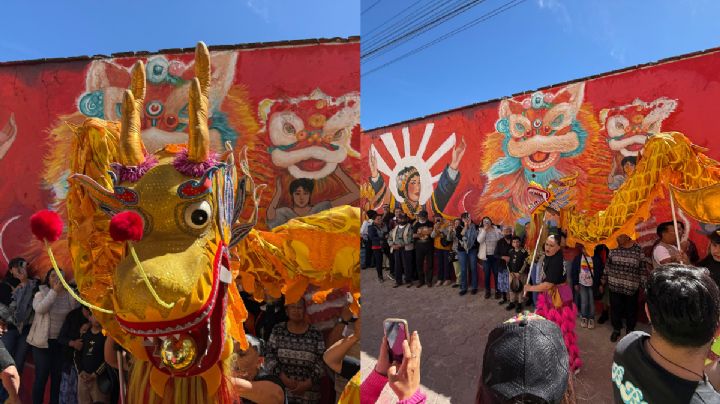 En el Callejón del Viento se inauguró el mural del Año Nuevo Chino