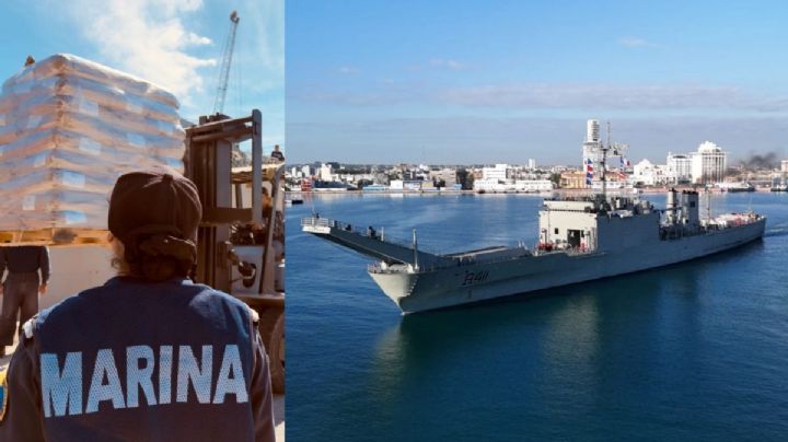 México envía ayuda humanitaria a Cuba; buques zarpan del puerto de Veracruz