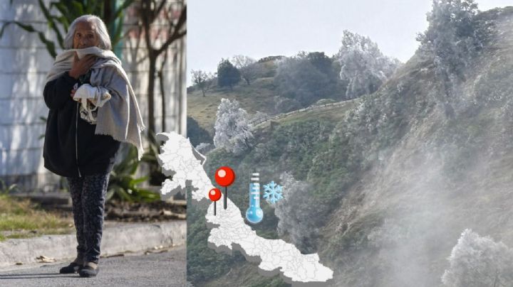 Los 10 municipios más fríos de Veracruz 2026; uno llegó a -8°C en febrero