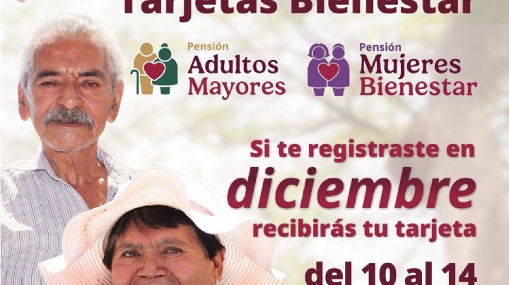 Pensión Bienestar: arranca entrega de tarjetas y anuncian nuevo registro en febrero