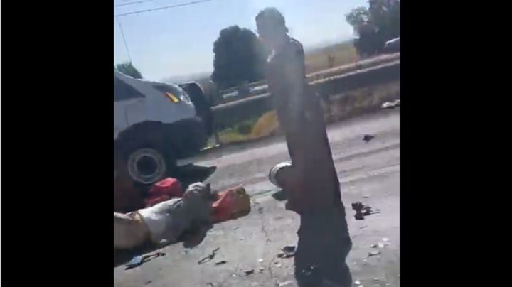 Carretera México-Pachuca: video del accidente donde murió motociclista