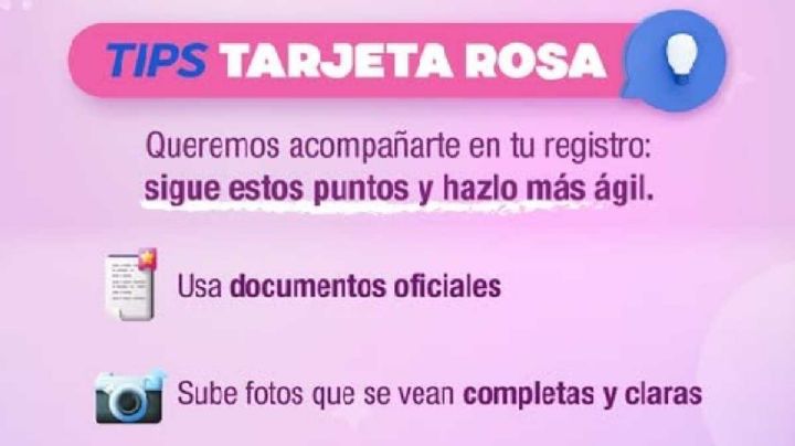 Tarjeta Rosa: último mes para registrarse las madres de familia