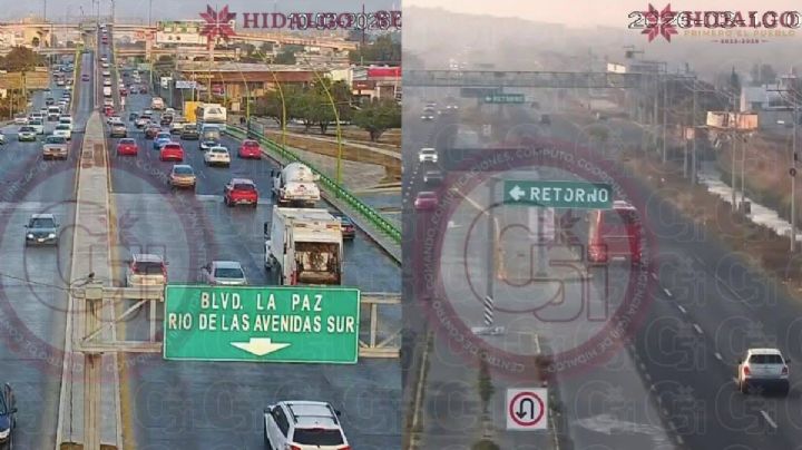 ¡Sal con tiempo! Así amanece el tráfico en la zona metropolitana de Pachuca
