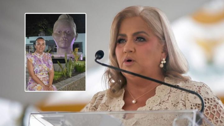 Demolerán monumento parecido a exalcaldesa de Tlalixcoyan; "estorba", dijo actual presidenta