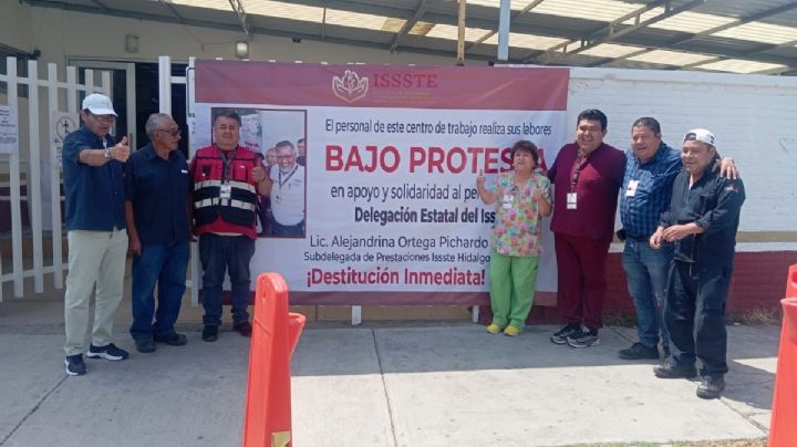 Trabajadores del ISSSTE en Pachuca escalan denuncias por violencia laboral a autoridades federales