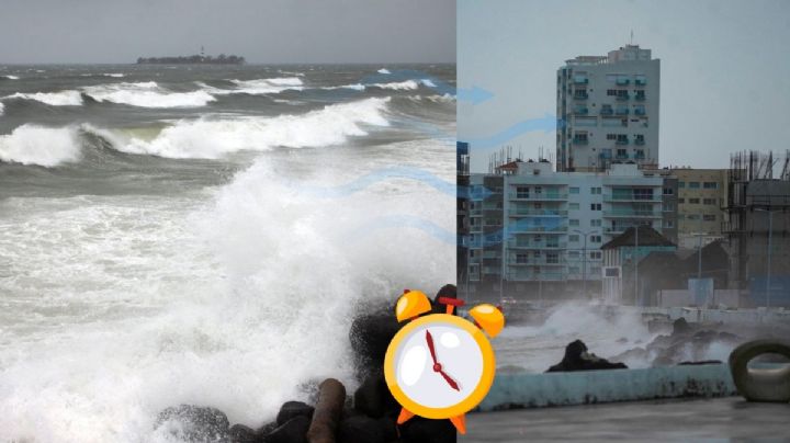 Norte de 90 km/h en Veracruz por frente frío: a esta hora impactará más fuerte el 12 de marzo