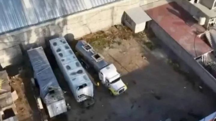 Huachicol: autoridades aseguran predio en Tultepec con 100 mil litros de hidrocarburo