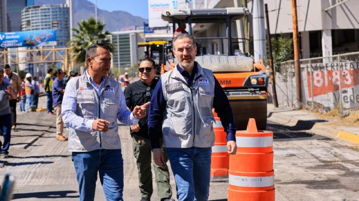 Inician trabajos del programa “Vialidades Regias 2026”