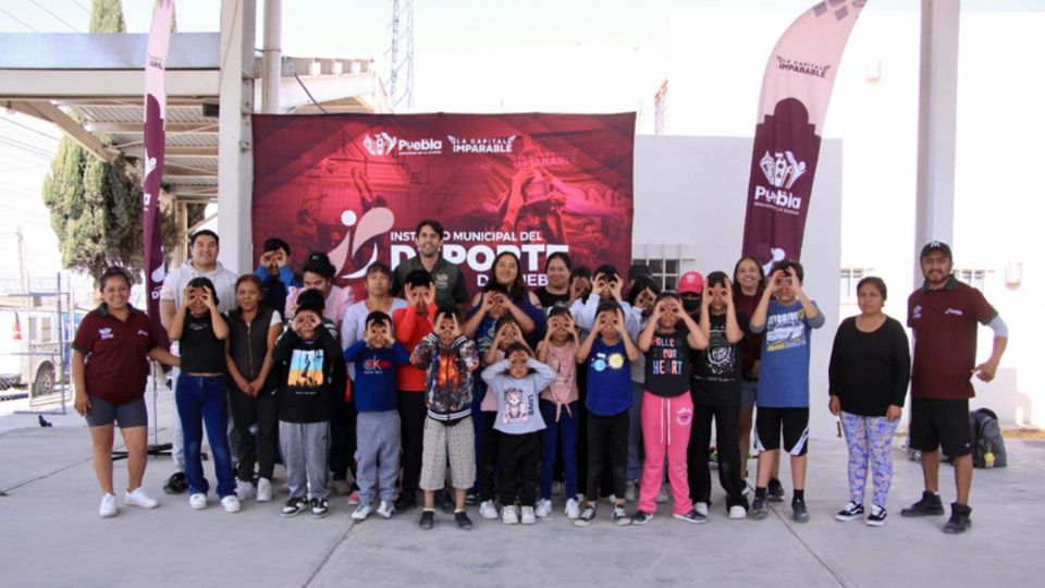 El Gobierno de la Ciudad y el Instituto Municipal del Deporte de Puebla continúan trabajando para fortalecer el tejido social