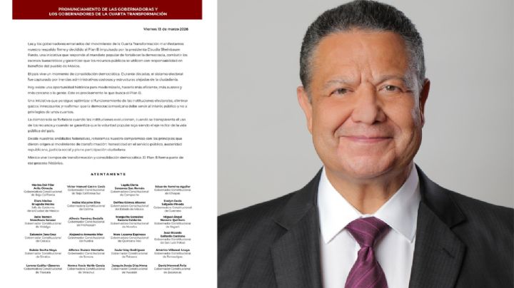 Julio Menchaca se suma al apoyo de gobernadores para el Plan B de la reforma electoral